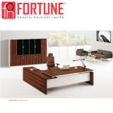 Wholesale New Walnut MFC Perfect Design Executive Desk for Sale (FOH-ED-W2420-D)