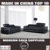 Modern Design Adjustable Headrest Leather Sofa