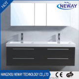 Wholesale PVC Wall Mounted Double Sink Bathroom Cabinet with Mirror