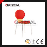 Fine Quality Solid Wooden Metal Dining Chairs with Steel Legs