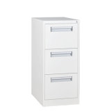 Aluminum Alloy Clasp Hands 3 Drawers Steel Filing Cabinet
