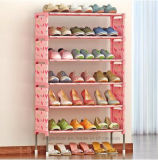 Shoe Cabinet Shoes Racks Storage Large Capacity Home Furniture DIY Simple Portable Shoe Rack (FS-07C)