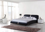 Stylish Bedroom Furniture Dubai Modern Leather Wooden Bed