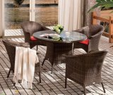 Outdoor Patio Wicker Home Hotel Office Garden Canberra Dining Set Table and Chair (J642)