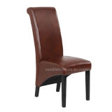 Faux Leather High Back Dining Chair