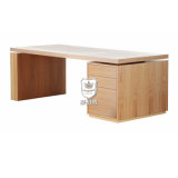 White Oak Floating Desktop 3 Drawers Writing Desk Designs