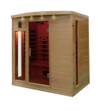Four People Wooden Infrared Sauna Indoor Dry Sauna Room