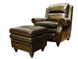 Tradtional American Living Room Leather Sofa
