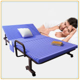 Japanese Futon Bed Iron Steel Pipe Folding Bed for Hotels