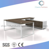 Fashion Metal Frame Manager Office Table with Back Cabinet