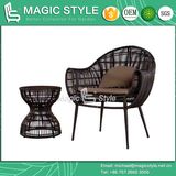 New Design Rattan Wicker Chair Leisure Chair Outdoor Furniture Patio Chair Balcony Chair Coffee Set Classical Furniture (Magic Style)