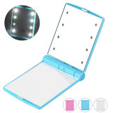 8 LED Makeup Mirror Mini Portable Foldable Mirror with Light