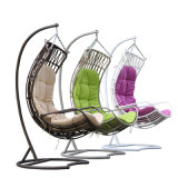 Garden Furniture Hanging Chair Wicker Egg Chair Outdoor Rattan Swing (D010)