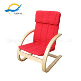 Top Selling 100% Cotton Fabric Wooden Chair