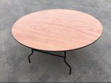 48'' Banquet Round Wood Folding Table