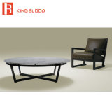 Hotsale Modern Leisure Wooden Black Genuine Leather Arm Chair Sofa Chair