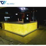 Tw Lighted Bar Counter Artificial Stone Bar Furniture Bar Counter for Night Club