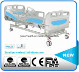 High Quality Manual Two Crank PP Guardrail Medical Bed