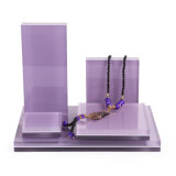 The Noble Purple Acrylic Jewelry Display Stand Risers