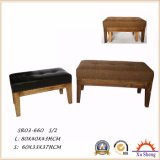Wooden Furniture Fabric Hand Tufted Nesting Entryway Long Bench