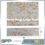 Sunny Beige Marble Ledge Stone, Culture Stone and Stacked Stone