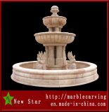 Cheap Marble Stone Carving Fountain for Decoration (NS-204)