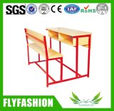Standard School Double Classroom Student Desk with Bench Sf-37D