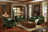 American Vintage Genuine Leather Sofa for Living Room (HCB020)