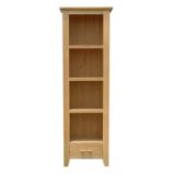 Beech (or Birch, Oak) Narrow Bookcase (Bern-06)