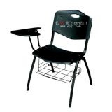 Wholesale Cheap Plastic Chair Plastic Chair with Writing Pad Plastic Chairs with Arm Tablet