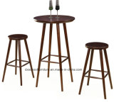 Simple Cheap Solid Wood Table and Chair for Bar