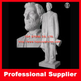 Abraham Lincoln Stone Carving Marble Sculpture for Home or Garden