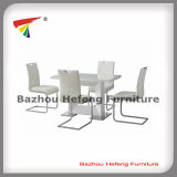 Hoe Sale Glass Dining Table Set and Chairs (DT034)