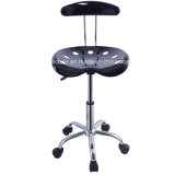 Roll Over Image to Zoom in Homall Chrome Computer Barstools Task Chair with Tractor Seat Zs-A8101