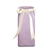 Home Wedding Decoration Glass Vase with Ribbon