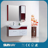 2017 Glossy Modern Oak Solid Wood Bathroom Cabinet Sw-Wd0034W