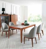 Solid Wood with Marble Dining Table (New design)