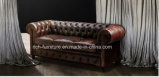 Classic Chesterfield Leather Sofa for Living Room (RF-5002)