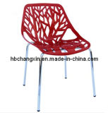Plastic Leisure Chair Modern New Style and Hot Selling Metal Stackable Strong for Outdoor Use Furniture