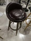 Sale Wrought Iron Solid Wood Bar Stool, Dining Chair