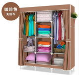 Non-Woven DIY Wardrobe Closet Large and Medium-Sized Cabinets Simple Folding Reinforcement Receive Stowed Clothes (FW-23B)