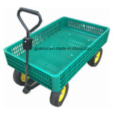 Garden Plastic Mesh Wagon Cart