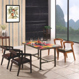 Wholesale Vintage Wood Coffee Shop Tables and Chairs (SP-CT681)
