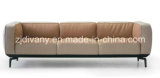 Italian Modern White Fabric Leather Sofa (D-73-C)