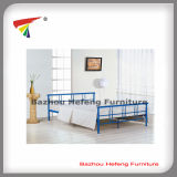 Simple Design Metal Double Bed for Bedroom (HF026)