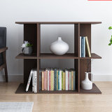 Simple Brown Bookcase Without Backpanel
