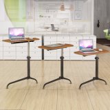 Height Adjustable Wooden Folding Laptop Desk