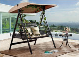 Outdoor /Rattan / Garden / Patio / Hotel Furniture Plastic Wood Swing Chair & Side Table Set (HS 3008SC& HS 6050ET)