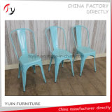 Hotel Cheap Stackable China Light Blue Banquet Steel Chair (TP-33)