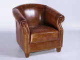 Best Quality America Style Leather Sofa Chair (J08)